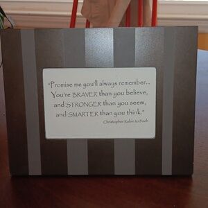 Christopher Robin quote framed